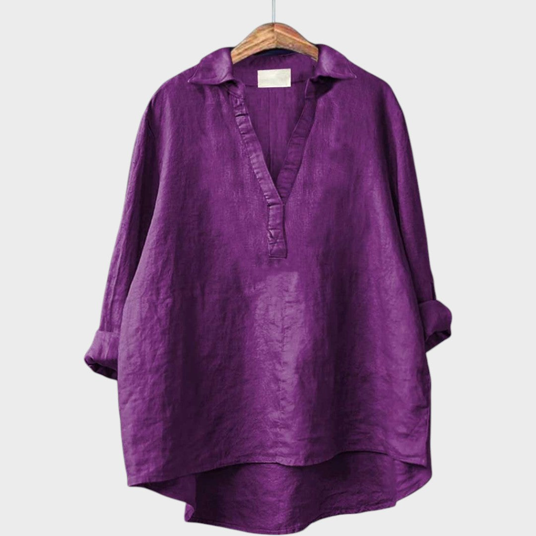 Berenice | Blusa Oversize con Cuello en V