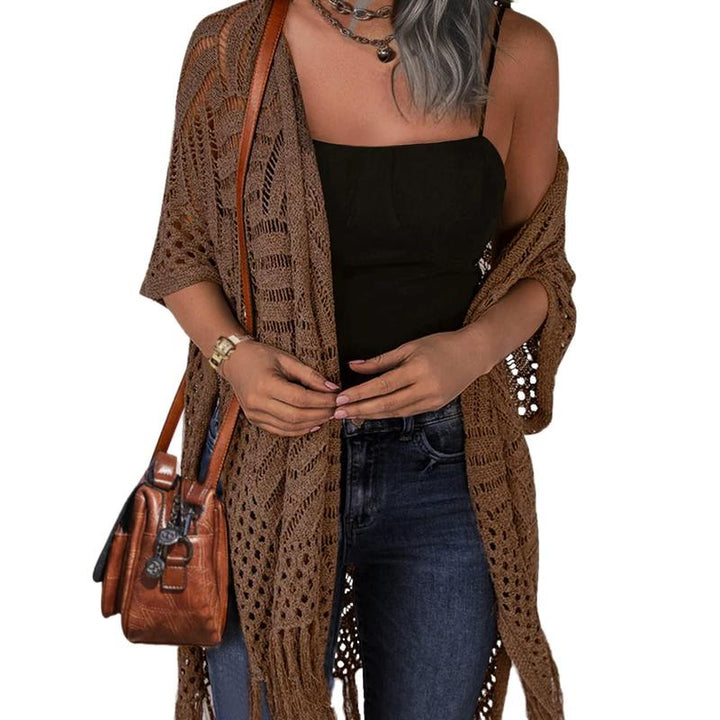 Zarella | Chaqueta de Verano Con Flecos Cómoda