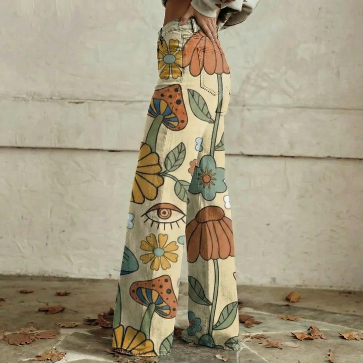 Giada | Pantalones de Pierna Ancha Inspirados en el Boho