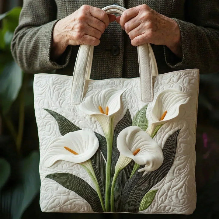 Cartera Artesanal | Lirios Blancos