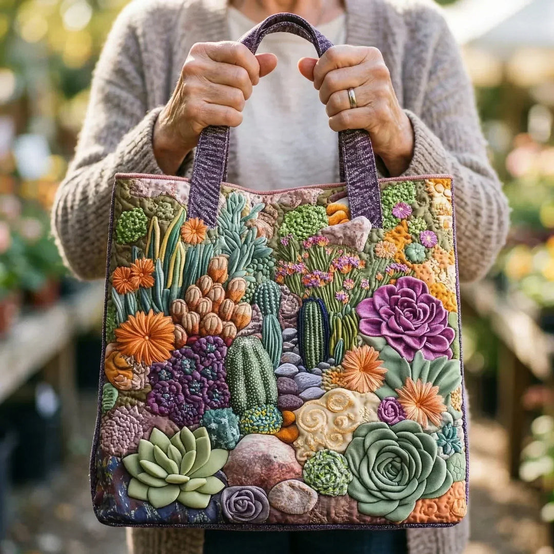 Cartera Artesanal | Jardín de Suculentas