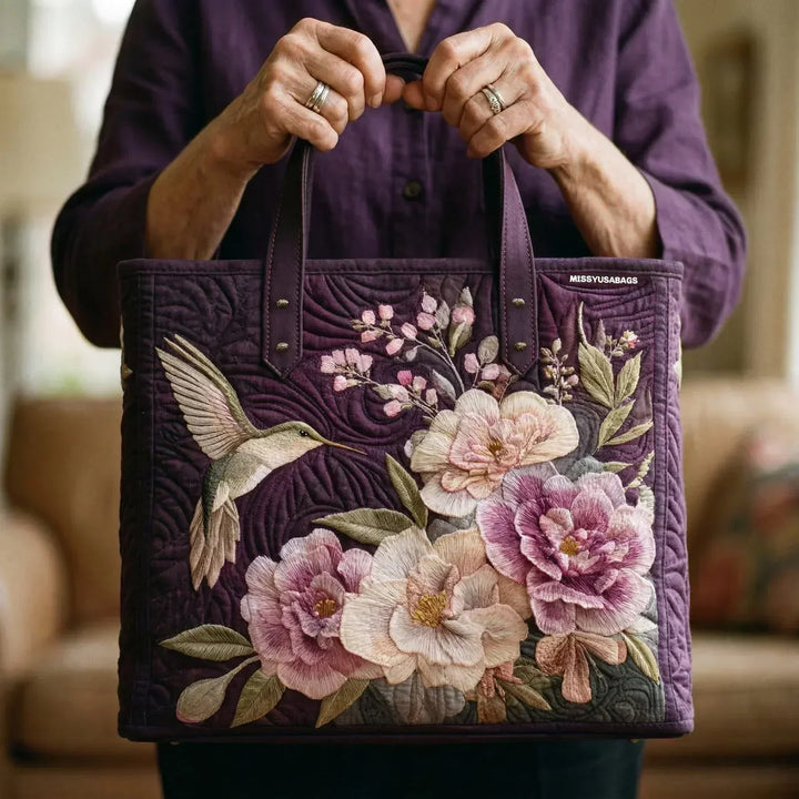 Cartera Artesanal | Colibríes y Orquídeas