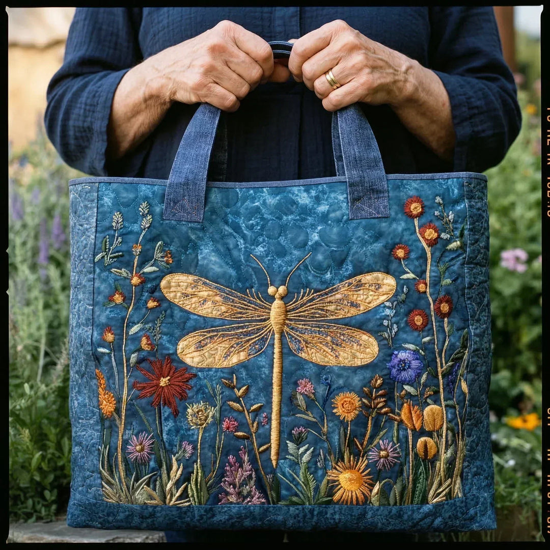 Cartera Artesanal | Libélula Dorada