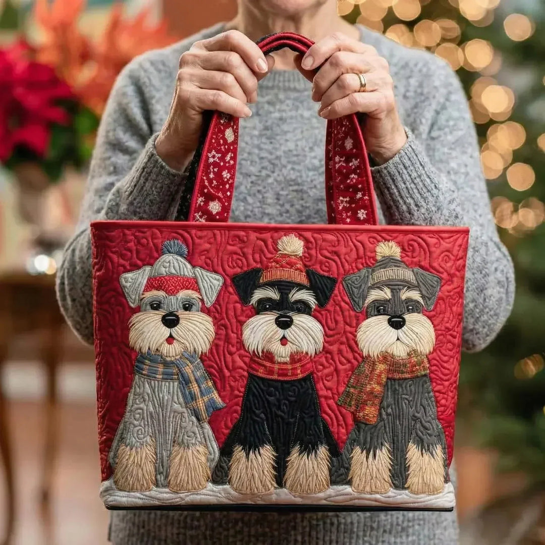 Cartera Artesanal | Trío de Schnauzers