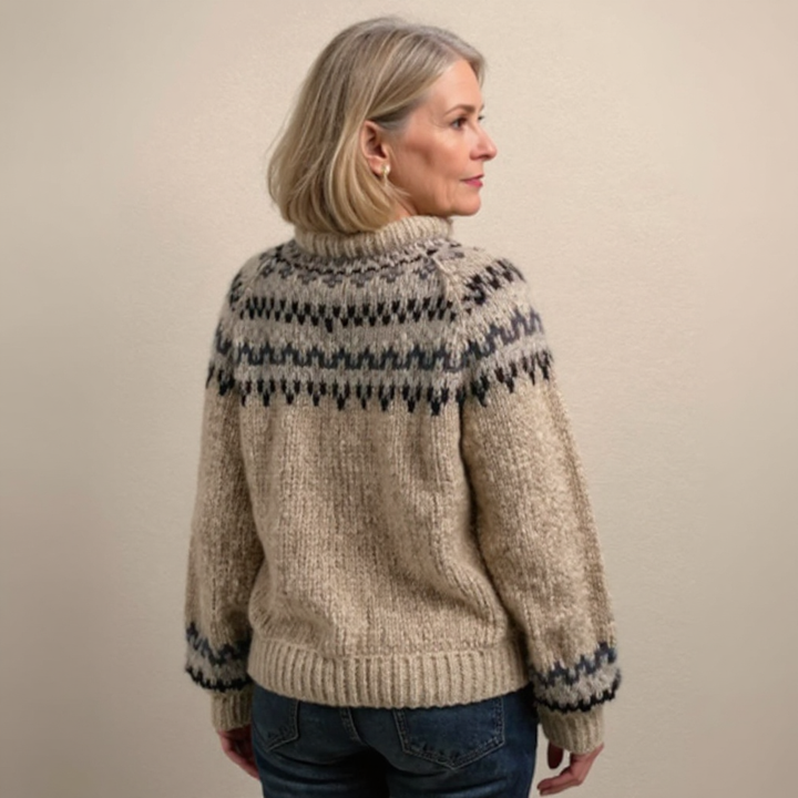 Helga | Suéter de Punto Islandés Hecho a Mano