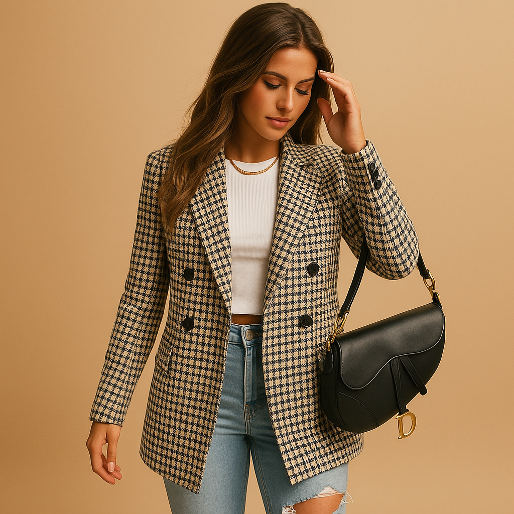 Sona | Blazer Sastre a Cuadros