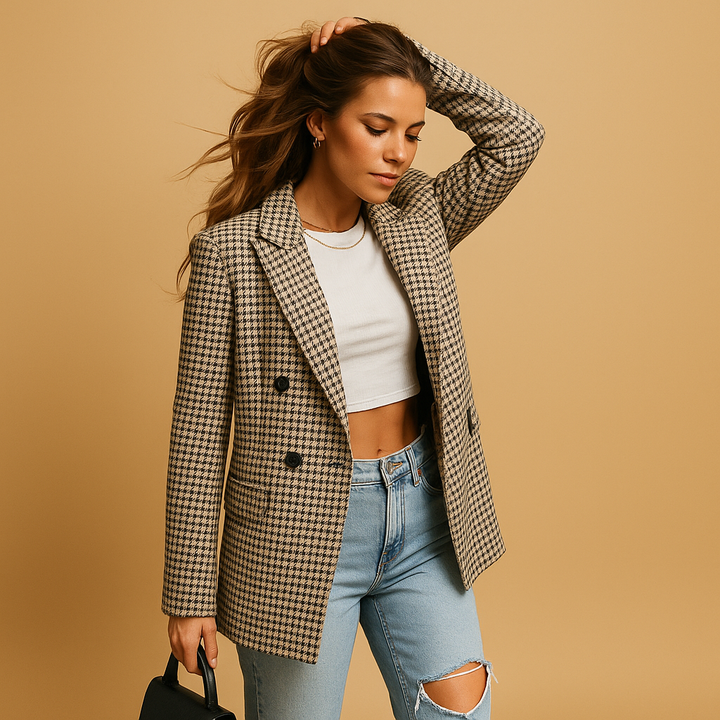 Sona | Blazer Sastre a Cuadros
