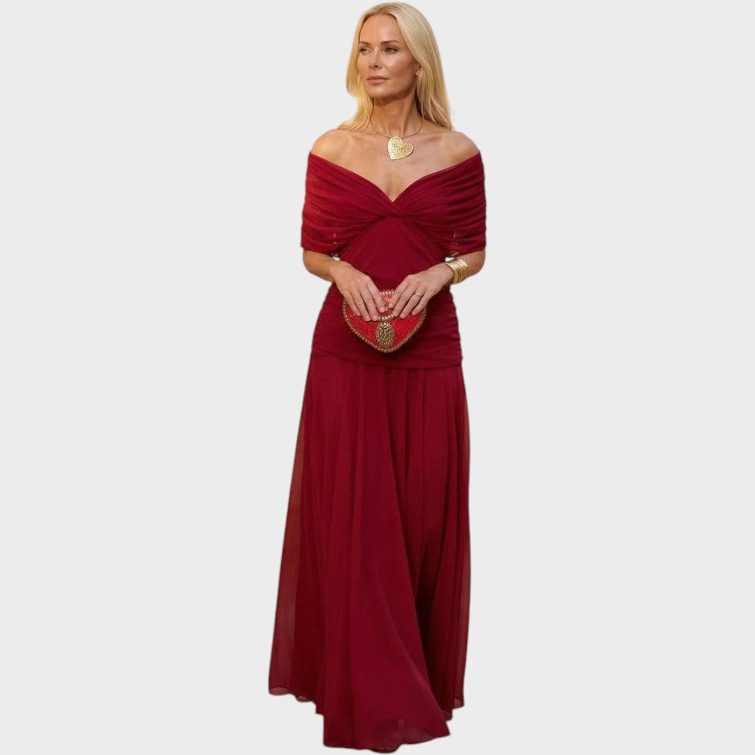 Harper | Vestido Rojo Elegante