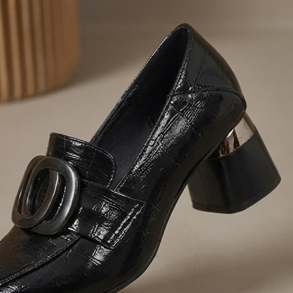 Valora | Stilettos Loafer de Cuero