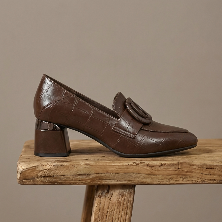 Valora | Stilettos Loafer de Cuero