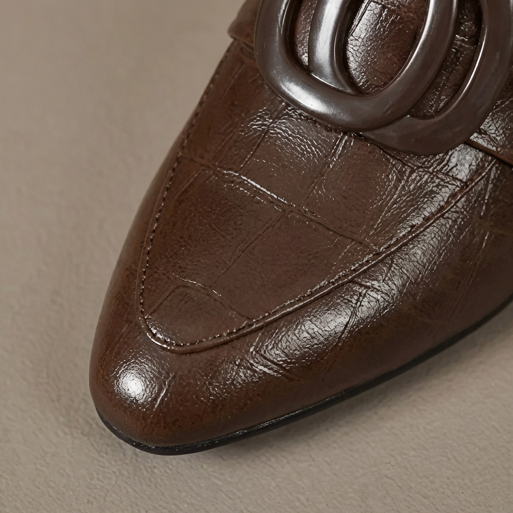 Valora | Stilettos Loafer de Cuero