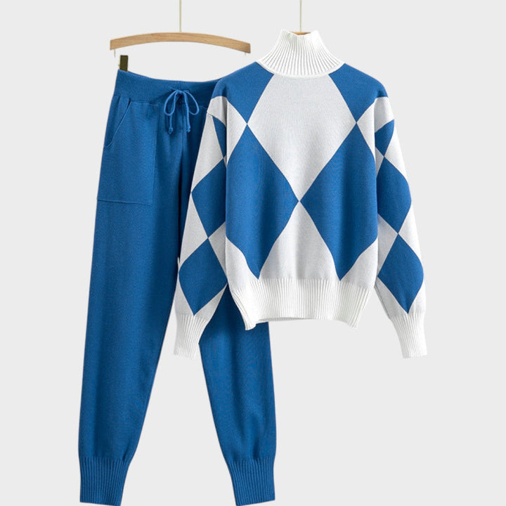 Mannu | Conjunto de Suéter y Pantalón de Malla Liviana