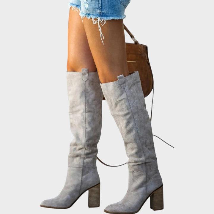 Diane | Botas de Caña Alta de Ante