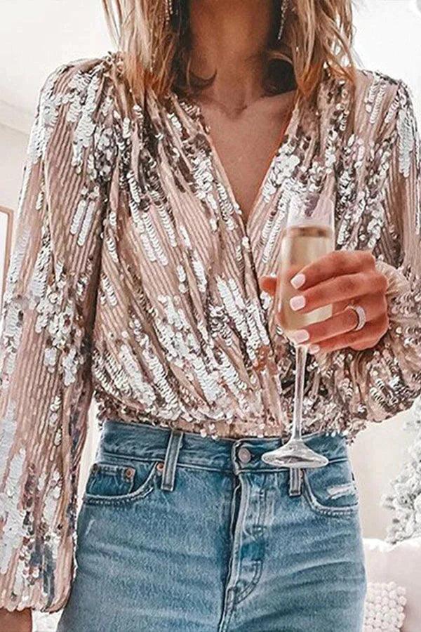 Kelila | Blusa con Lentejuelas
