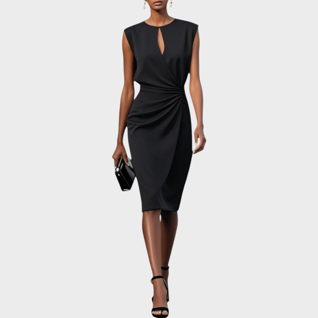 Daniela | Vestido Midi Manga Larga