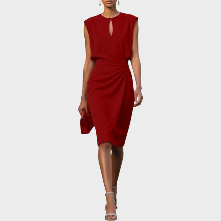 Daniela | Vestido Midi Manga Larga