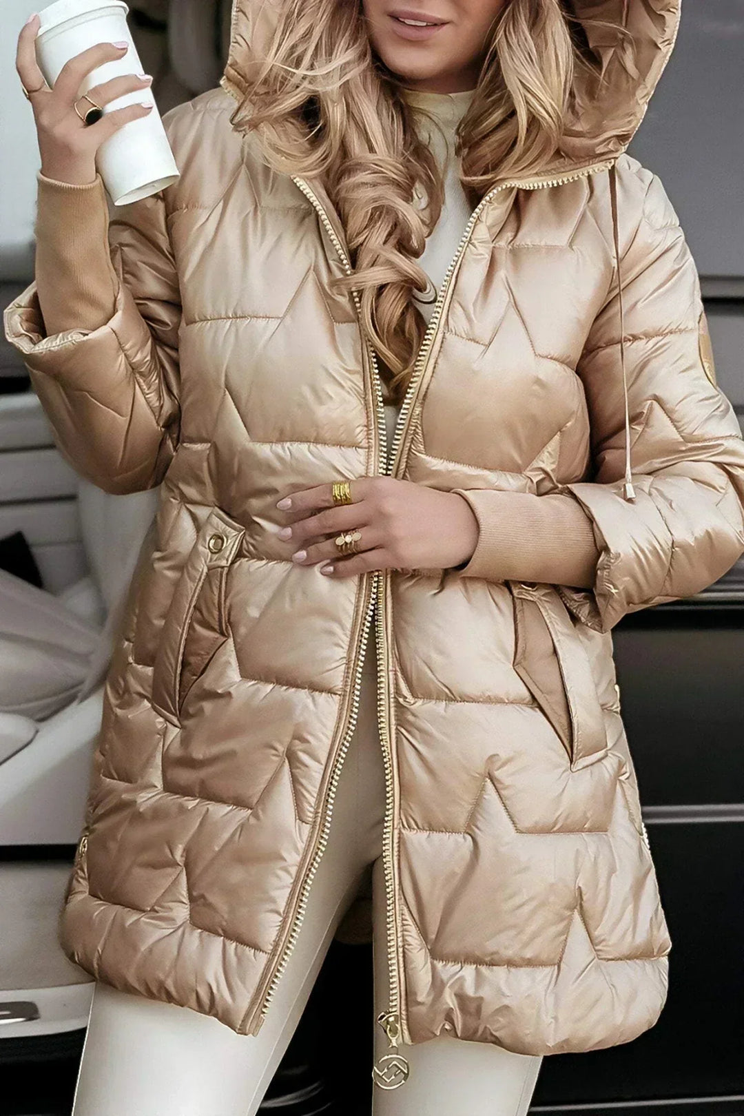 Loretta | Abrigo de Invierno Acolchado