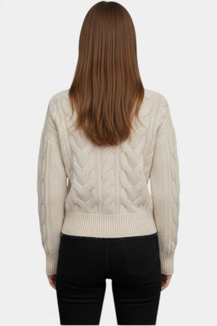 Silveria | Cárdigan con Cremallera y Cuello Alto