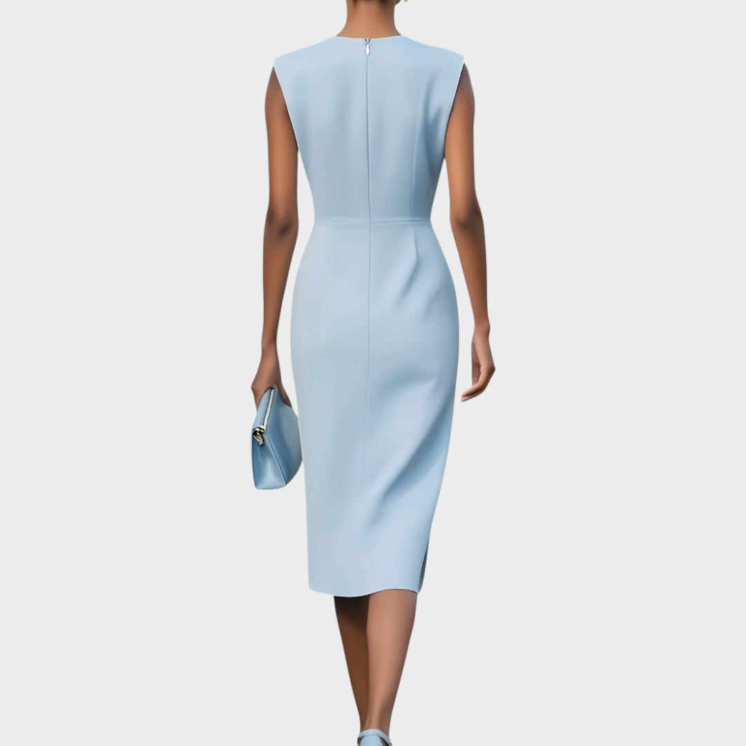 Daniela | Vestido Midi Manga Larga