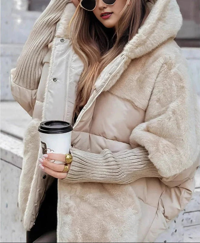 Lena | Chaqueta de Plumas Elegante con Capucha