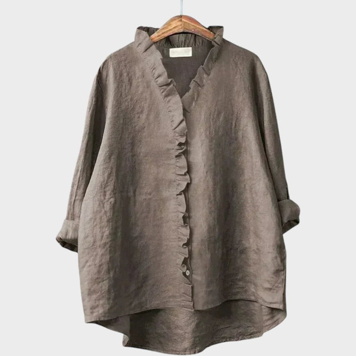 Sol | Blusa Oversize con Cuello en V