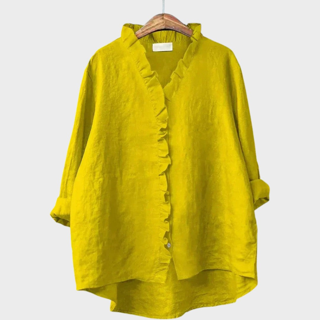 Sol | Blusa Oversize con Cuello en V