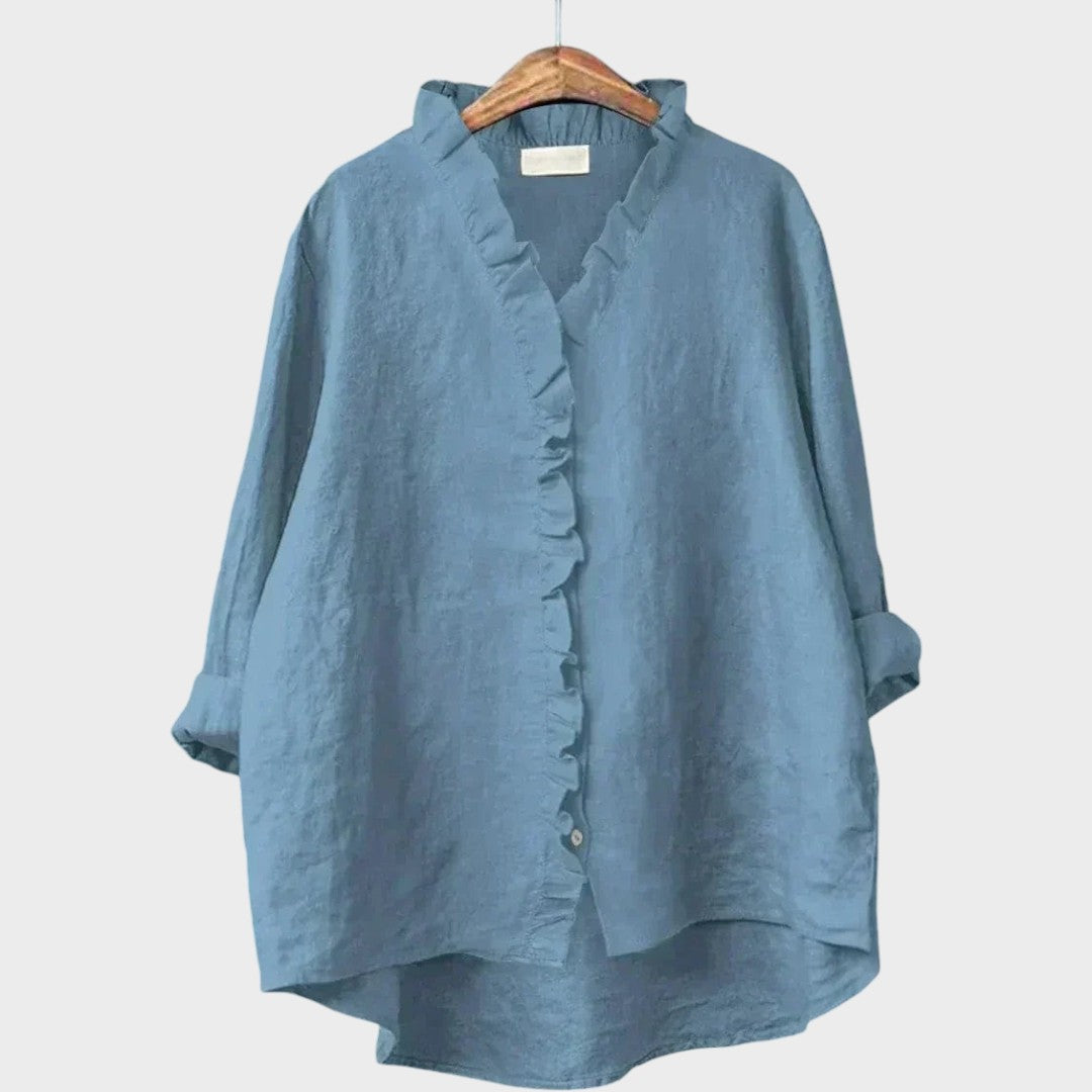 Sol | Blusa Oversize con Cuello en V