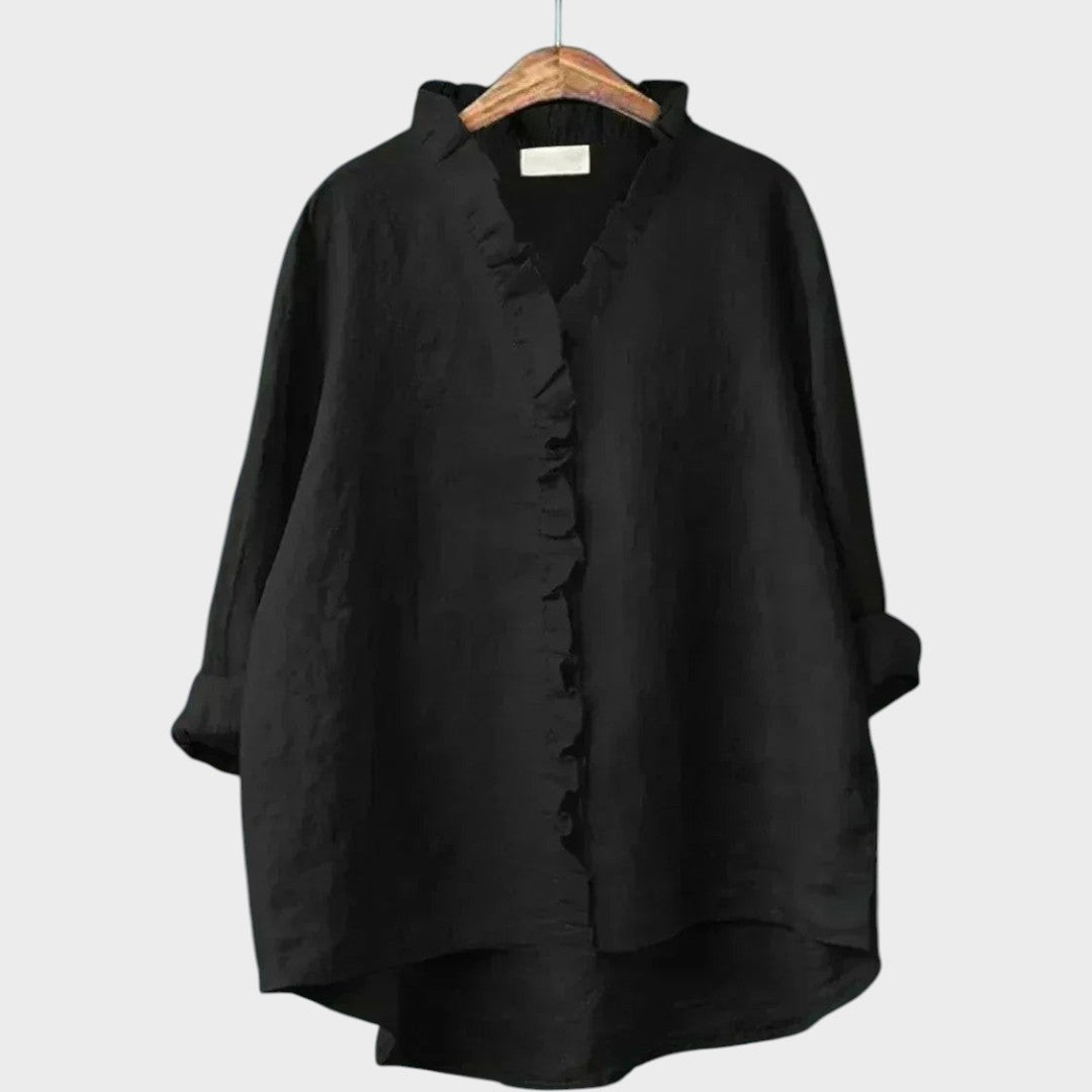Sol | Blusa Oversize con Cuello en V