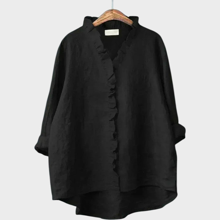 Sol | Blusa Oversize con Cuello en V