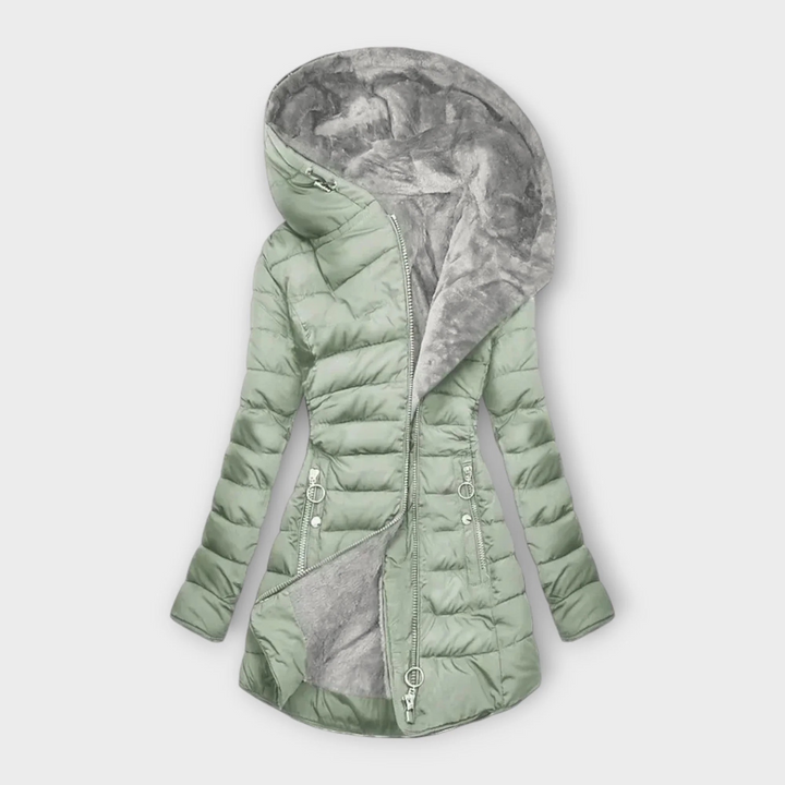 Polarine | Chaqueta acolchada con forro de forro polar