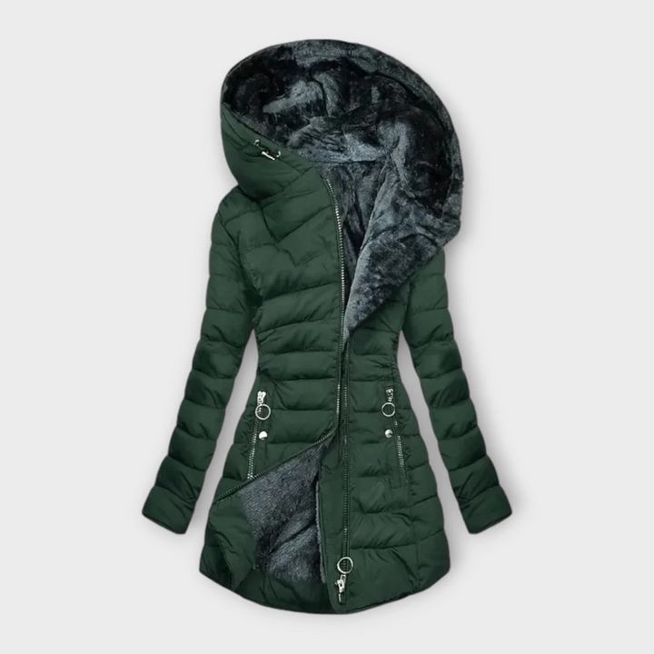 Polarine | Chaqueta acolchada con forro de forro polar