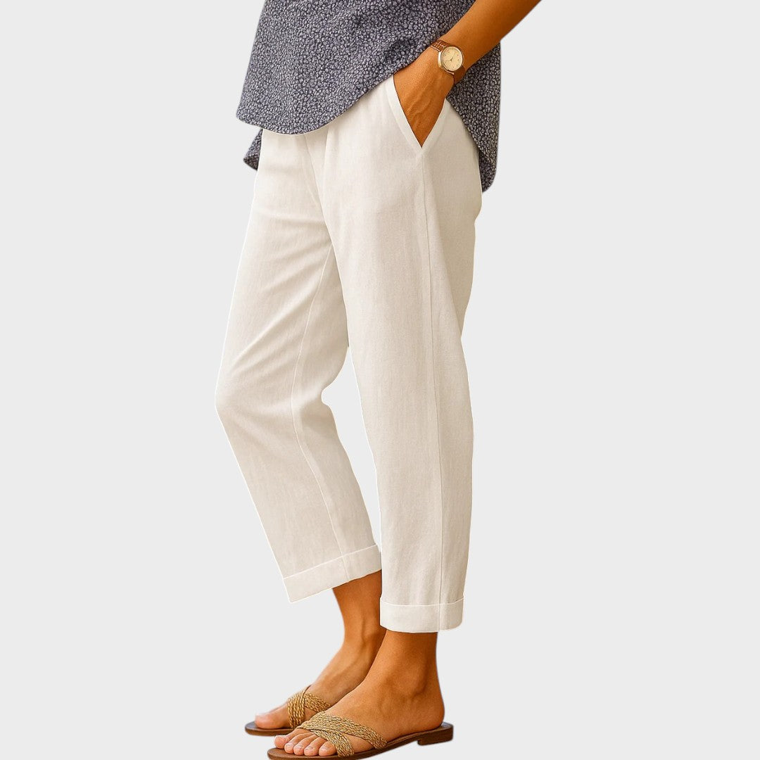 Agustina | Pantalón Liviano de Corte Recto