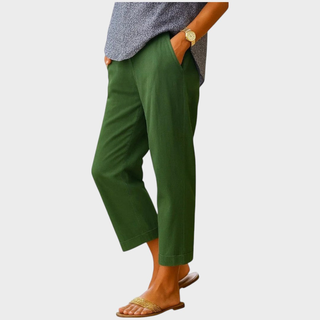 Agustina | Pantalón Liviano de Corte Recto