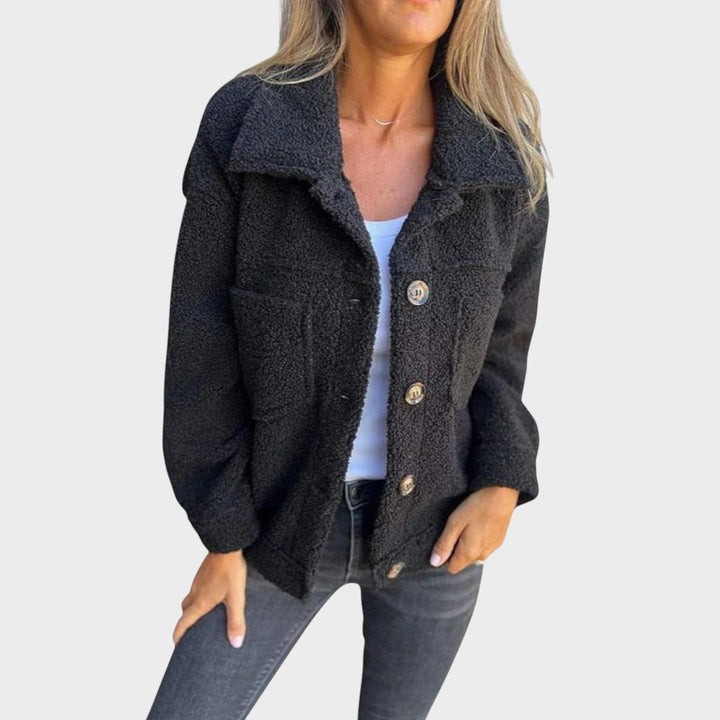 Soledad | Campera Tipo Borrego con Botones