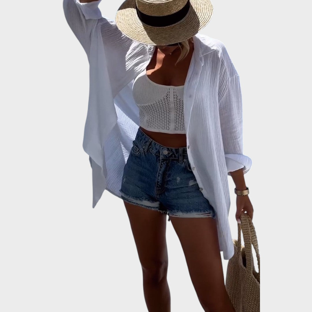 Vera | Blusa Bordada con Lentejuelas