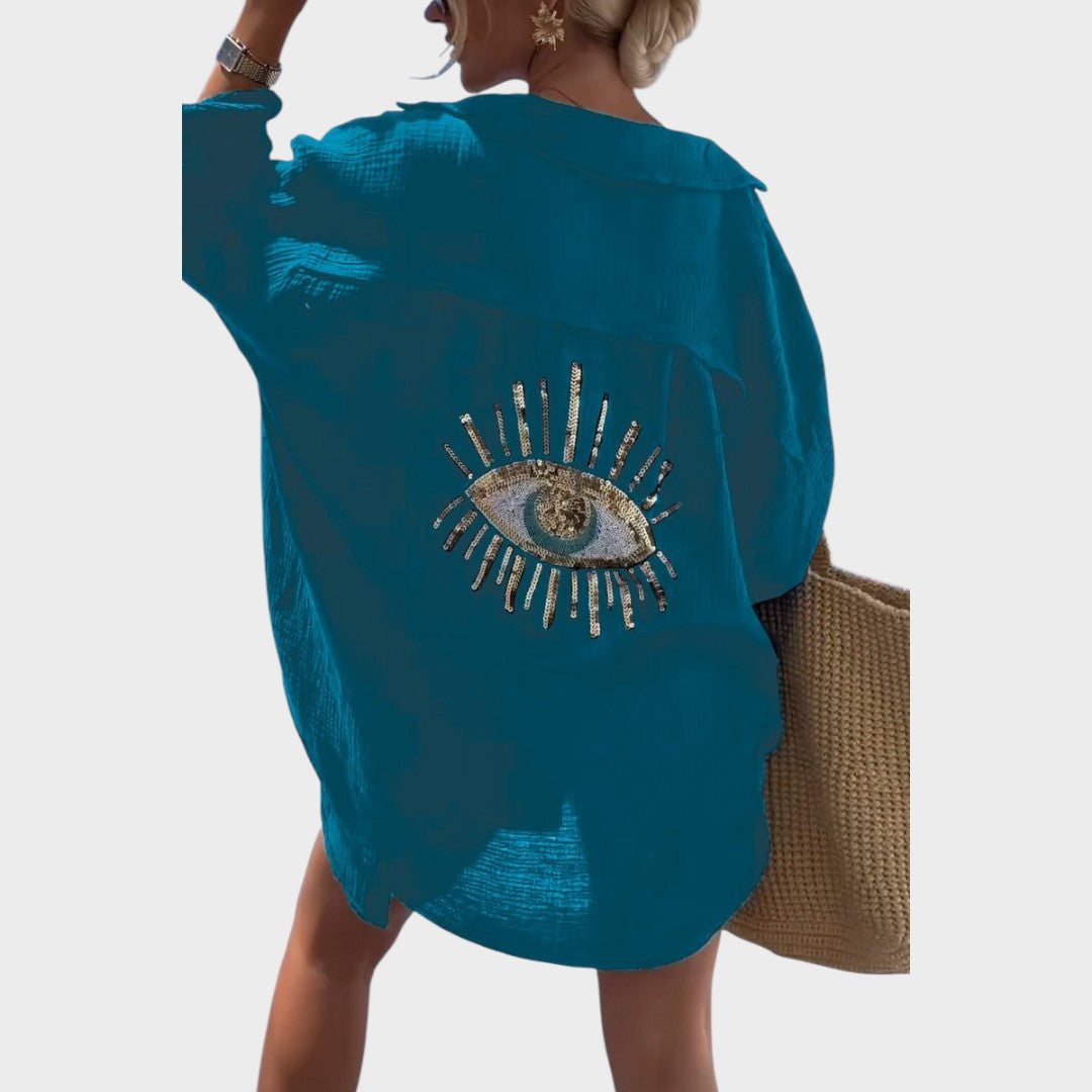 Vera | Blusa Bordada con Lentejuelas