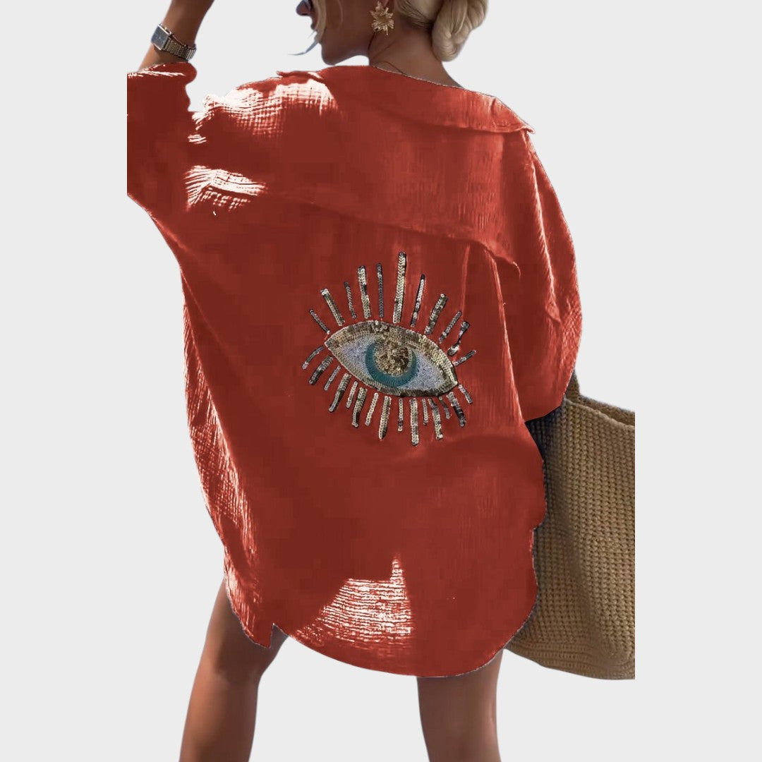 Vera | Blusa Bordada con Lentejuelas
