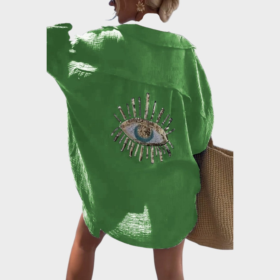 Vera | Blusa Bordada con Lentejuelas