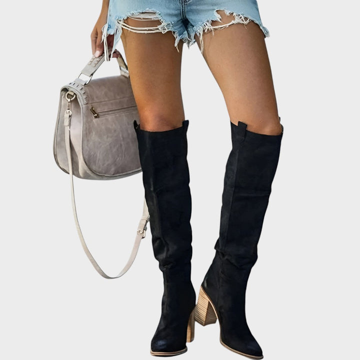 Diane | Botas de Caña Alta de Ante