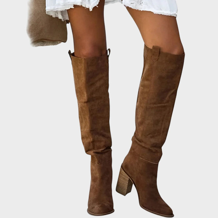 Diane | Botas de Caña Alta de Ante