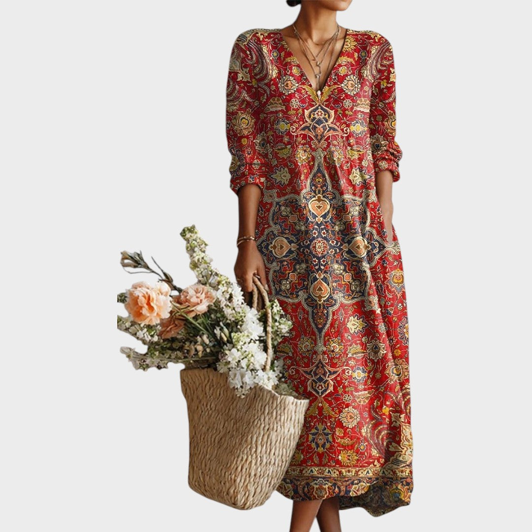 Diva | Vestido Maxi de Lino
