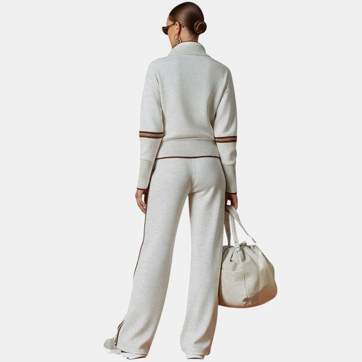 Rosaura | Conjunto de Blusa y Pantalón de Piernas Anchas