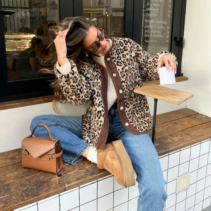 Lydia | Cárdigan de Leopardo Chic