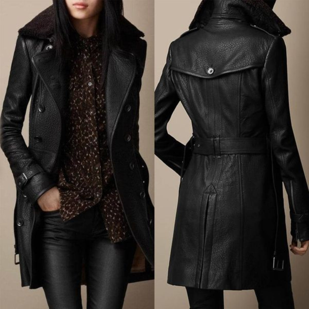 Bianca | Abrigo Largo con Corte Elegante y Estilo Distinto para Mujeres Seguras