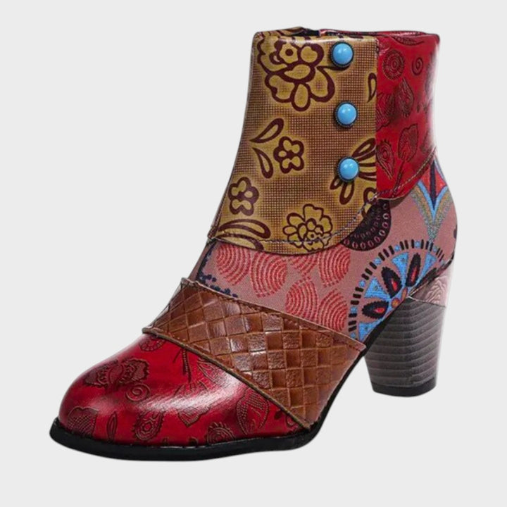 Mina | Botinetas Cortas con Estampado