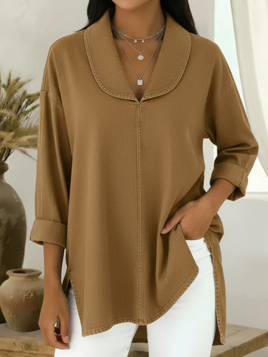Viviane | Blusa Denim Larga