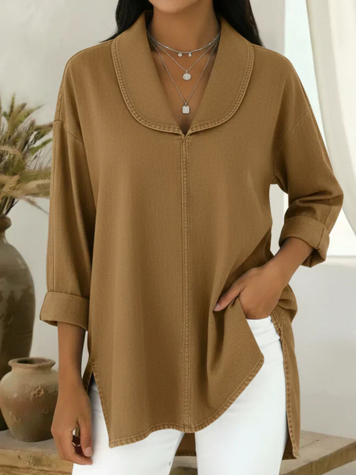 Viviane | Blusa Denim Larga