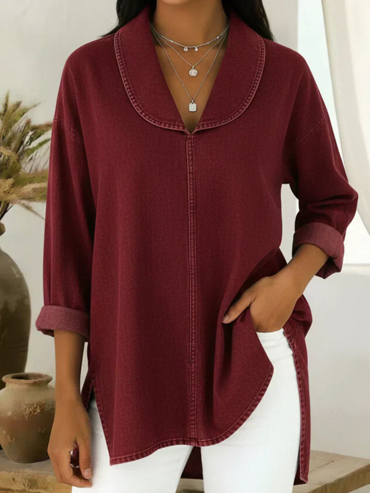 Viviane | Blusa Denim Larga