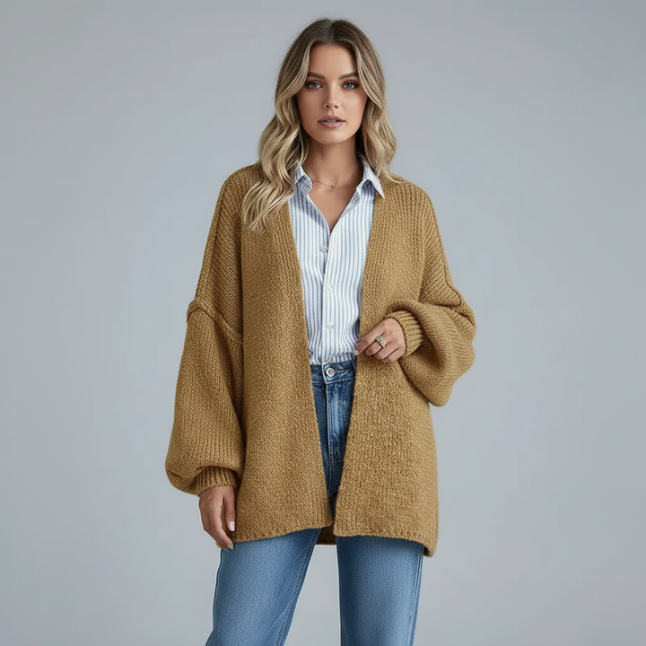 The Oversized Cardie | Cárdigan de Punto Relajado — Edición Final