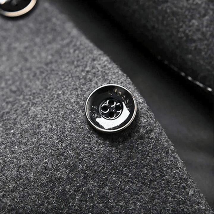 Daan | Chaqueta Slim Fit para Hombre con Cuello Mao y Elegancia Atemporal para Días Fríos